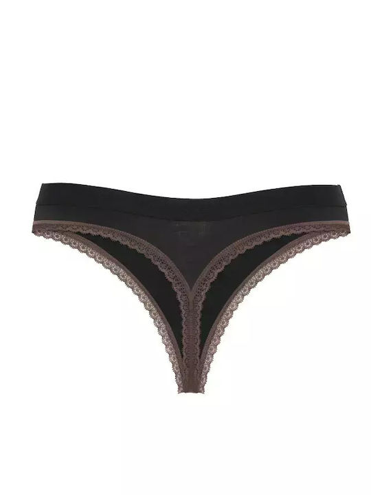 Femei Șir de caractere 3Pack Negre