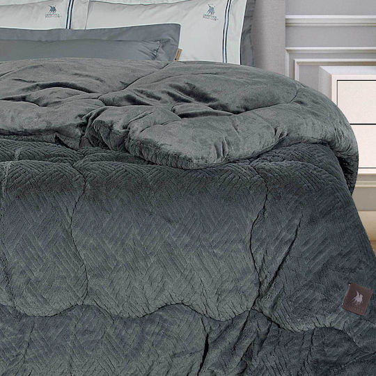 Greenwich Polo Club Κουβερτοπάπλωμα Υπέρδιπλο 240x250εκ. Essential 3954 Grey Greenwich Polo Club Κουβερτοπάπλωμα Υπέρδιπλο 240x250εκ. Essential 3954 Grey