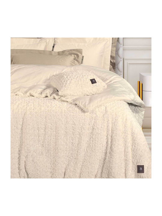 Greenwich Polo Club Duvet Cover with Hollowfiber Filling Queen 240x250cm Essential 3960 Ecru 740 GSMGsm 11 togs Togs
