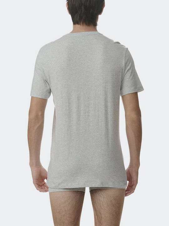 Men's Undershirts Short-sleeved in Black Color 3Pack