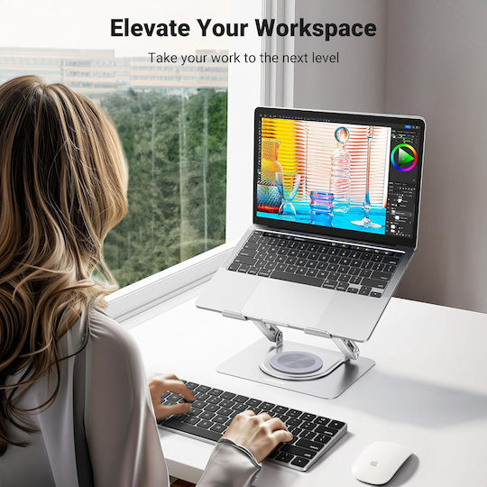 Ugreen LP876 Βάση Στήριξης για Laptop έως 17" Ασημί