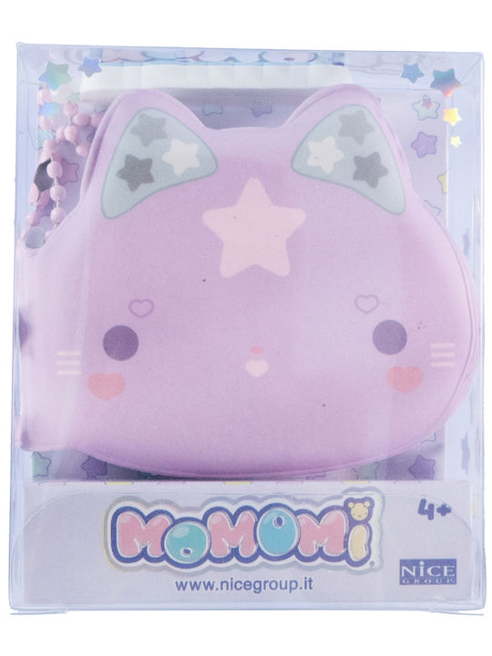 Mini-Journal Momomi Cat-Shaped Keychain Soft Planner Chain