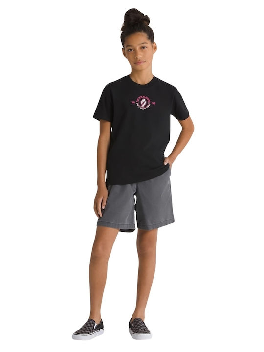 Kids Short-sleeved Black Top