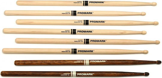 Pro Mark 5A Hickory Drumstick with Wooden Acorn Head