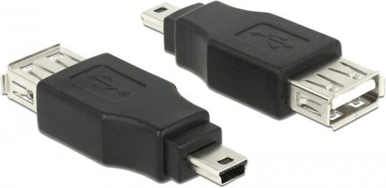 DeLock Converter mini USB male to USB-A female 1pcs 65399