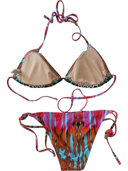 Set Bikini Τριγωνάκι με Αφαιρούμενη Ενίσχυση & Brazil