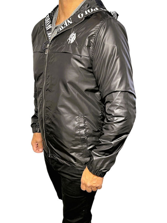 Jacke Wasserdicht und Winddicht Black