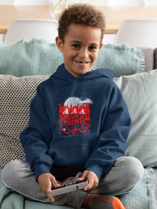 Kinder-Sweatshirt mit Kapuze Black