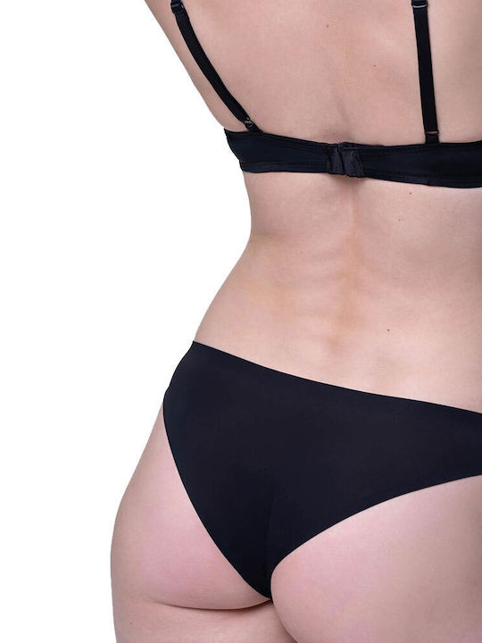 Eco underwear Women's Brazil 3Pack Seamless Beige, Black, White