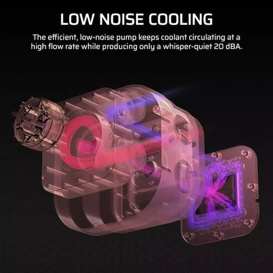 Corsair NAUTILUS 240 RS LCD Water Cooling AIO CPU With 2 Fans 120mm And ARGB Lighting White