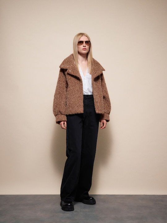 Women's Short Fur Brown