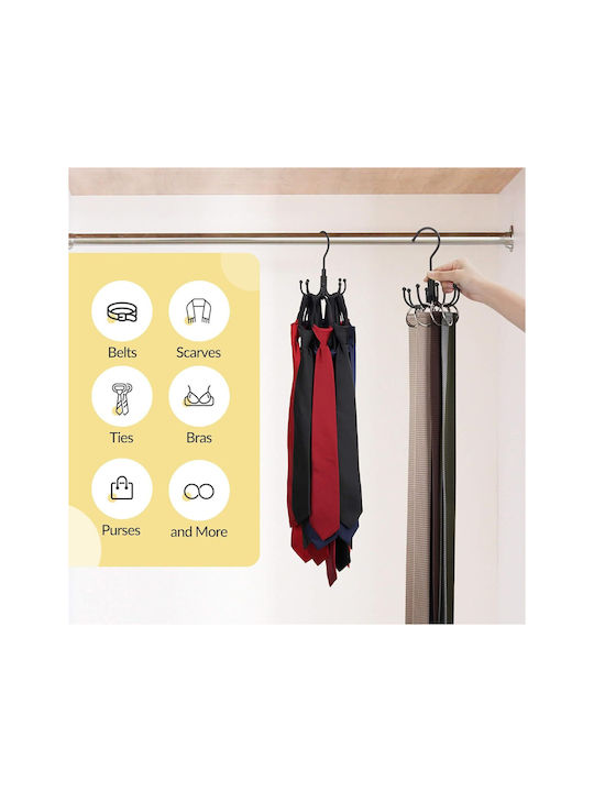 Single Wall-Mounted Bathroom Ring Black