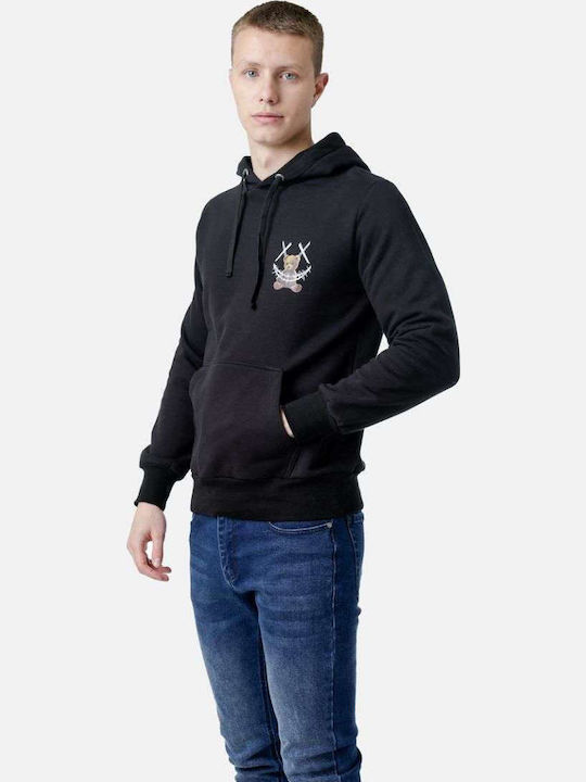 Hanorac cu Glugă Bear Black