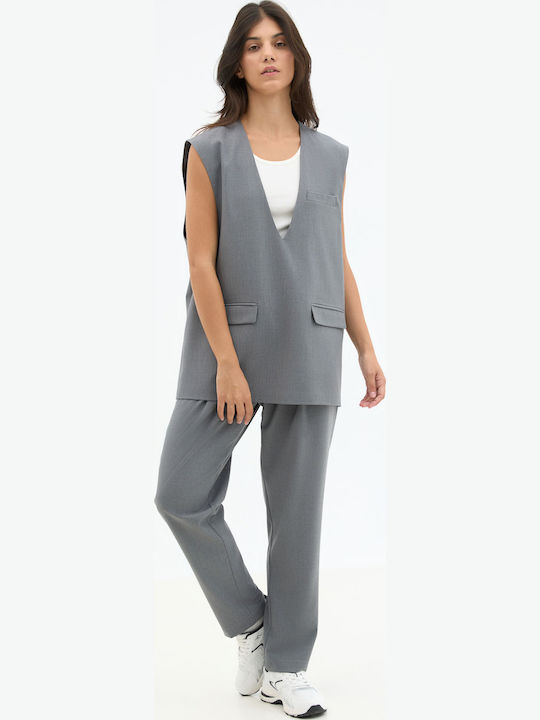 Мъжко жиле Light Grey