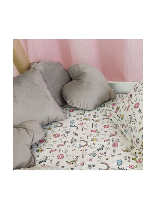 Joma Home Μαξιλαράκι Πάντας Velutto Pillow 30x30 Κύκλος Γκρι