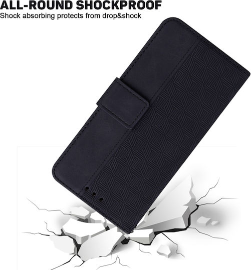 Oppo Back Cover Leather Black (Realme 8i)