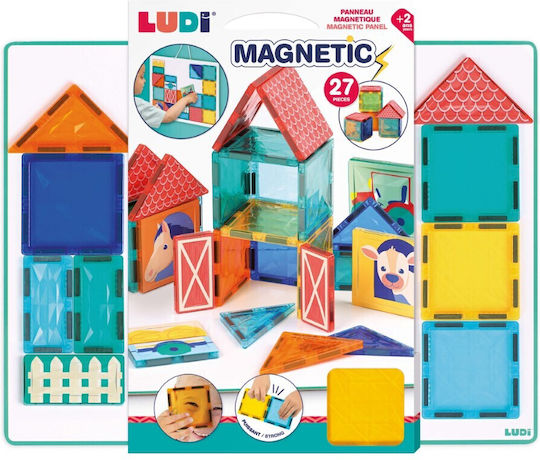 Ludi Μαγνητικό Παιχνίδι Κατασκευών για Παιδιά 2+ Ετών