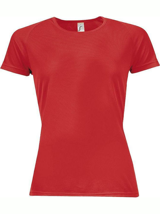 Kids' T-shirt Red Sporty