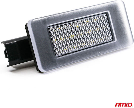 AMiO Светлини за регистрационната табела LED за Citroen C3 / DS5 / C5 Peugeot 208 / 2008 / 207 / 308 / 3008 / 508 / 5008 1бр