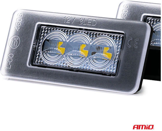 AMiO Светлини за регистрационната табела LED за Citroen C3 / DS5 / C5 1бр
