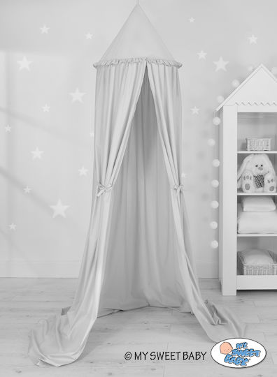 My Sweet Baby Mosquito Net Crib Tulle Gray