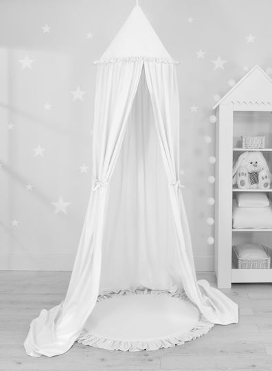 My Sweet Baby Mückennetz Kinderbett aus Tüll Weiß