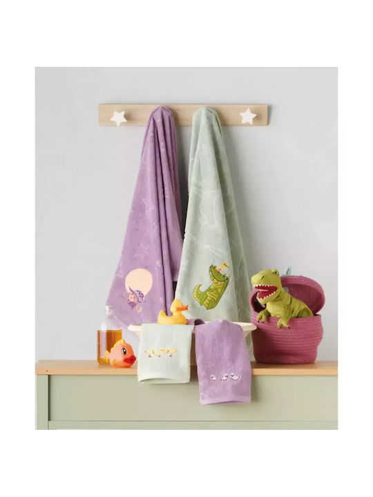 Kentia Set of baby towels 2pcs Cocordilo Green Weight 450gr/m²
