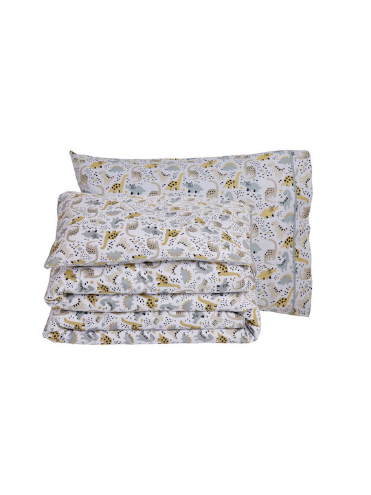 Das Home Sheet Set Single Cotton 4977 Mint, Taupe 170x260cm 3pcs
