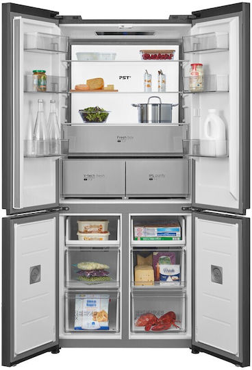 Midea Side-by-Side Kühlschrank 515Es Total NoFrost H191xB83.3xT60cm. Gray MDRM706BIE70