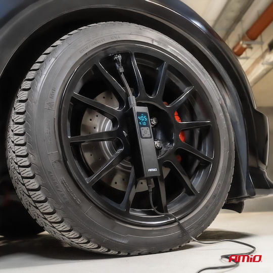 AMiO Τρόμπα Αυτοκινήτου 150PSI με Καλώδιο Αναπτήρα 12V