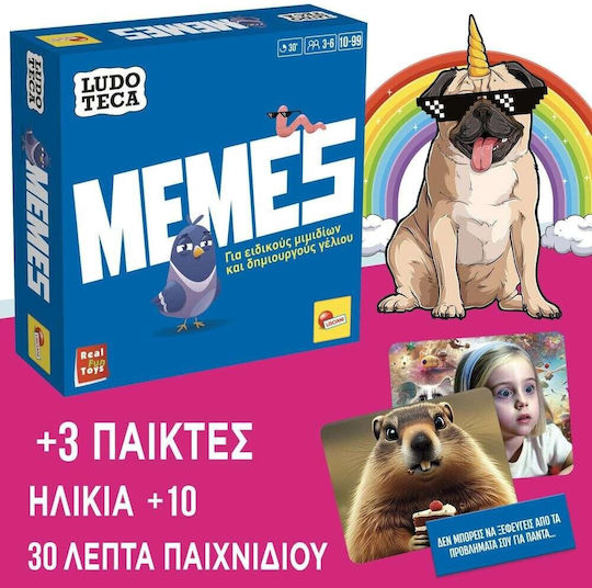 Board Game Memes for 3+ Players 10+ Years Old Lisciani Giochi