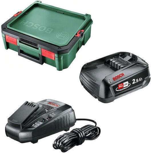 Bosch Set 2 Baterii Unelte Litiu 18V cu Capacitate 2.5Ah
