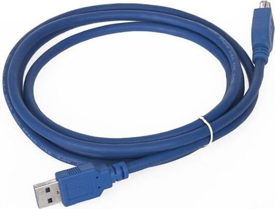 VCOM 1.8m USB 3.0 Cable A-Male to Blue
