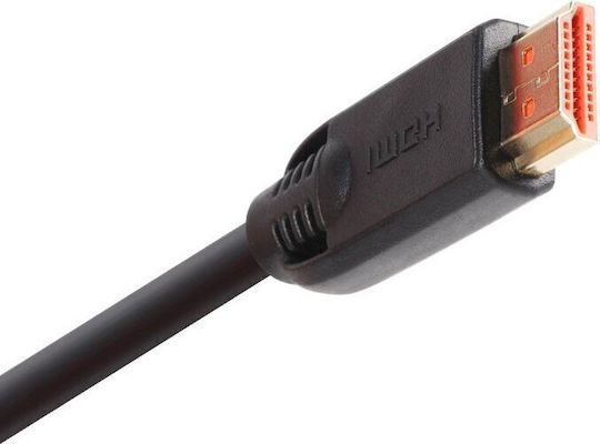 VCom HDMI 2.0 Премиум Висока Скорост 4K 60Hz HDR HDMI Кабел HDMI Мъжки - HDMI Мъжки 3м Черен