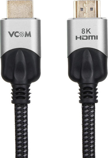 VCOM HDMI 2.1 Ultra High Speed 48Gbps 4K 120Hz HDR VRR Cable HDMI Male - HDMI Male 3m Black
