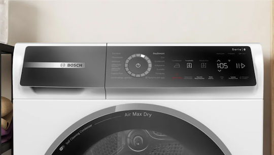 Bosch Serie 8 Στεγνωτήριο 9kg με Αντλία Θερμότητας
