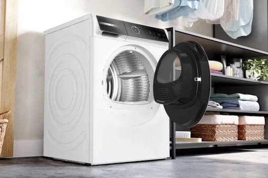 Bosch Serie 8 Στεγνωτήριο 9kg με Αντλία Θερμότητας