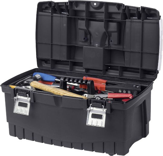 Trusă de unelte Valiză pentru scule Metalic cu tabacheră Dimensiuni: L56xA31xÎ31cm