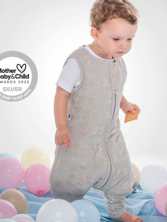 Baby Bliss Autumn Sleeping Bag with Feet Dreamy Zzz Grey