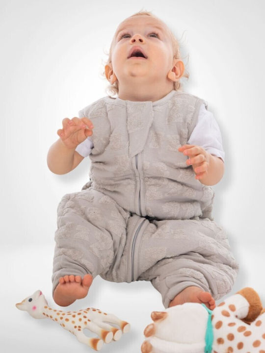 Baby Bliss Autumn Sleeping Bag with Feet Dreamy Zzz Grey