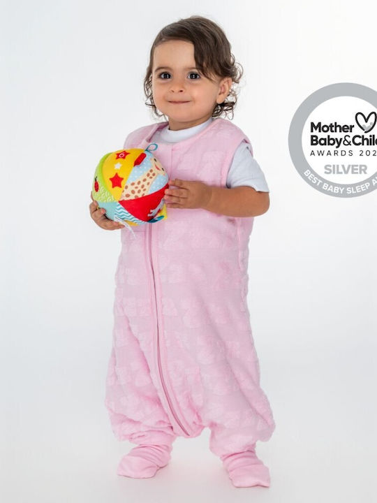 Baby Bliss Winter Schlafsack mit Füßen 2.5 Tog Dreamy Zzz Pink