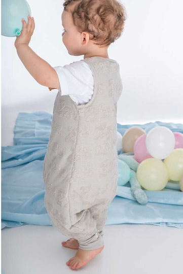 Baby Bliss Autumn Sleeping Bag with Feet Grey