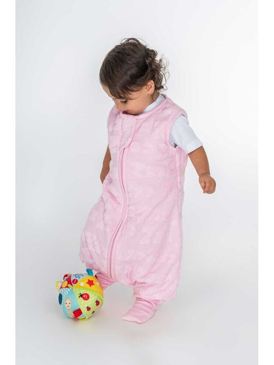 Baby Bliss Winter Schlafsack mit Füßen 2.5 Tog Dreamy Zzz Pink
