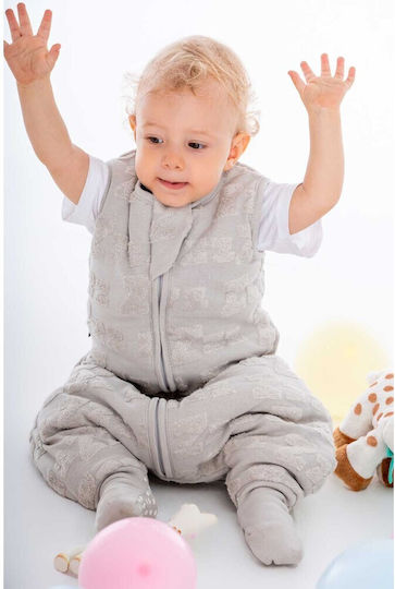 Baby Bliss Φθινοπωρινός Υπνόσακος με Πόδια Dreamy Zzz Grey