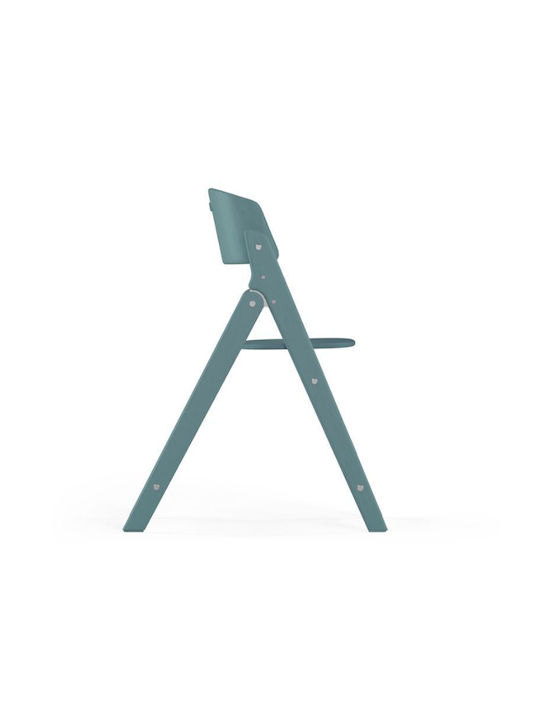 Cybex Click & Fold Foldable Baby Highchair 4 in 1 with Adjustable Height Stone Blue