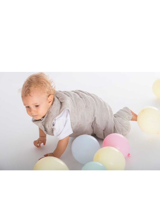Baby Bliss Autumn Sleeping Bag with Feet Dreamy Zzz Grey
