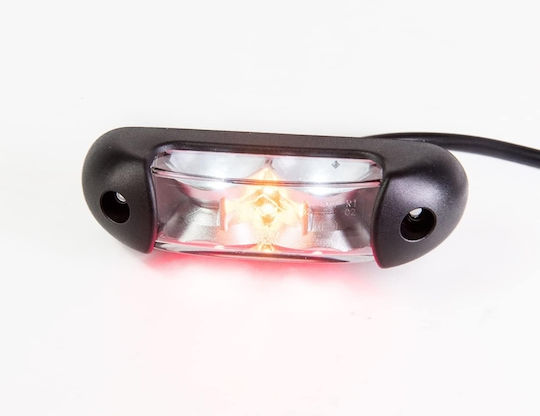 Led Dreifaches Vertikales Seitenpositionslicht Rot-Weiß-Orange Links-Rechts 12V 24V