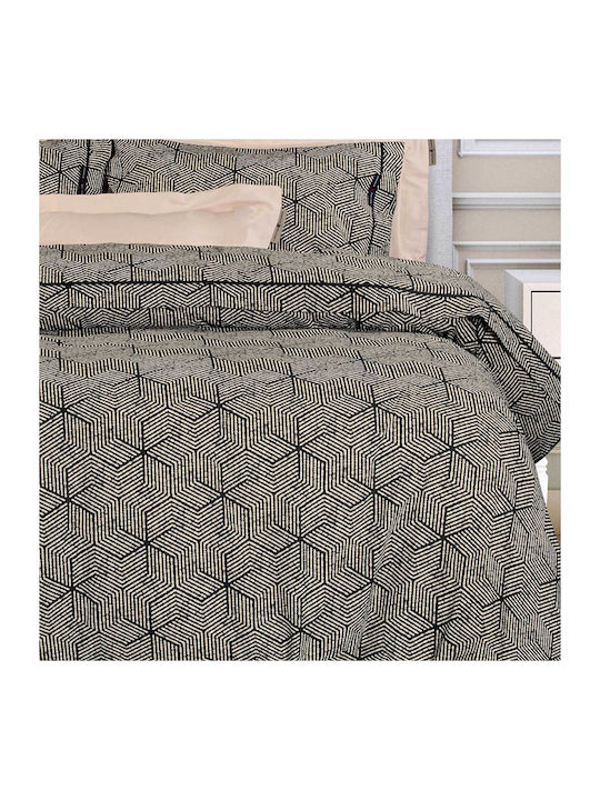 Greenwich Polo Club Sheet Sets Queen 240x260cm. Essential 2366 Essential 2366 Beige, Black 4pcs