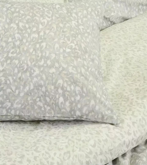 Melinen Leo Σετ Μαξιλαροθήκες Aqua/grey 50x70εκ.
