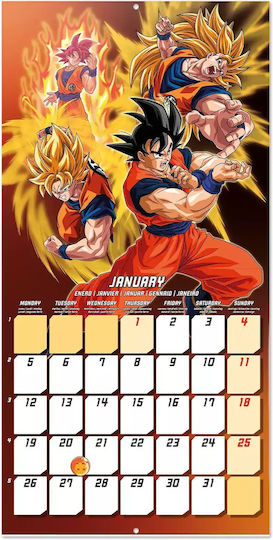 Dragon Ball 2026 30x30 Calendar Cp26005 Diary | Skroutz.mt